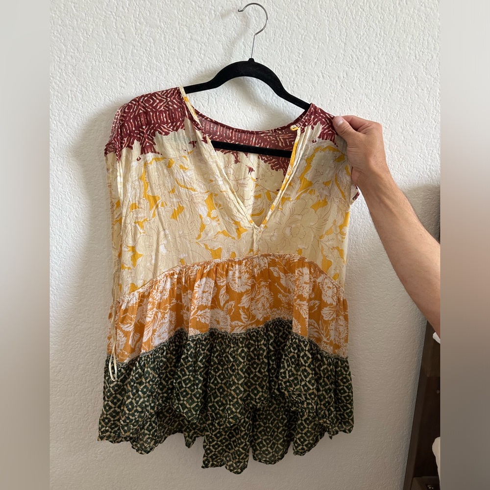 Hippie free people blouse
